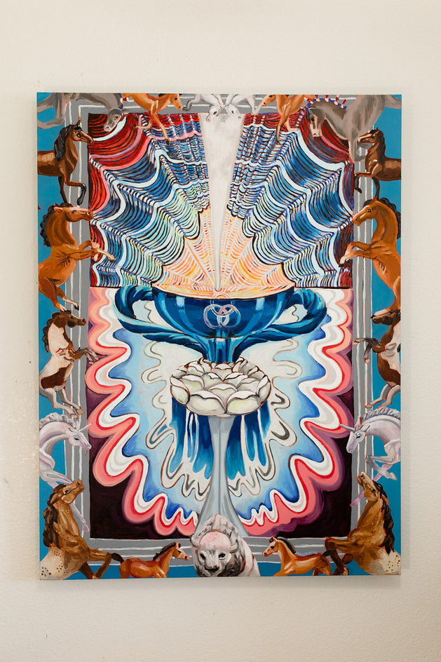 Ace of Cups I by Rachel Srinivasan |  Context View of Artwork 