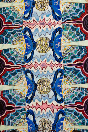 Original art for sale at UGallery.com | Eight of Cups by Rachel Srinivasan | $2,600 | oil painting | 48' h x 36' w