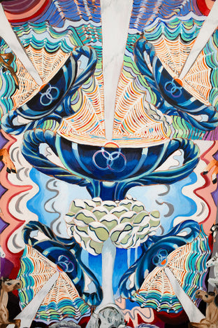 Five of Cups by Rachel Srinivasan |   Closeup View of Artwork 