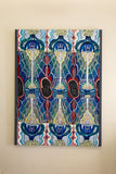 Original art for sale at UGallery.com | Nine of Cups by Rachel Srinivasan | $2,600 | oil painting | 48' h x 36' w | thumbnail 2