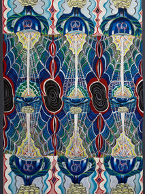 oil painting by Rachel Srinivasan titled Nine of Cups