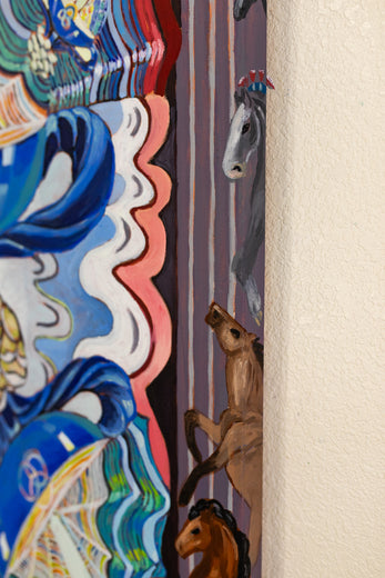 Seven of Cups by Rachel Srinivasan |  Side View of Artwork 