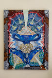 Original art for sale at UGallery.com | Seven of Cups by Rachel Srinivasan | $2,600 | oil painting | 48' h x 36' w | thumbnail 3