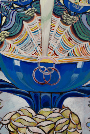 Seven of Cups by Rachel Srinivasan |   Closeup View of Artwork 