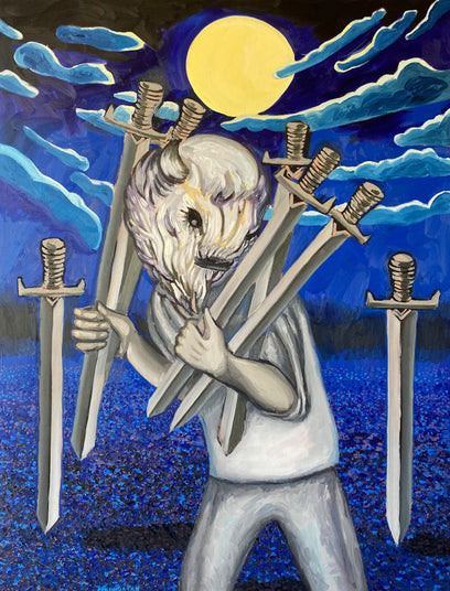 Seven of Swords by Rachel Srinivasan | Artwork Main Image