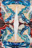Original art for sale at UGallery.com | Six of Cups by Rachel Srinivasan | $2,700 | oil painting | 48' h x 36' w | thumbnail 4