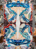 Original art for sale at UGallery.com | Six of Cups by Rachel Srinivasan | $2,700 | oil painting | 48' h x 36' w | thumbnail 1