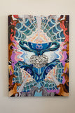 Original art for sale at UGallery.com | Three of Cups by Rachel Srinivasan | $2,700 | oil painting | 48' h x 36' w | thumbnail 3