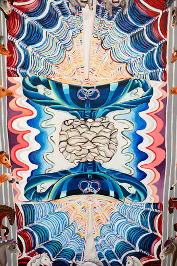 Two of Cups I by Rachel Srinivasan |   Closeup View of Artwork 