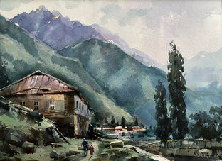 Brown House by Rashid Kulbatyrov |  Artwork Main Image 