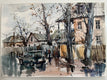 Original art for sale at UGallery.com | Neighbor's Car by Rashid Kulbatyrov | $375 | watercolor painting | 10.6' h x 15.7' w | thumbnail 2