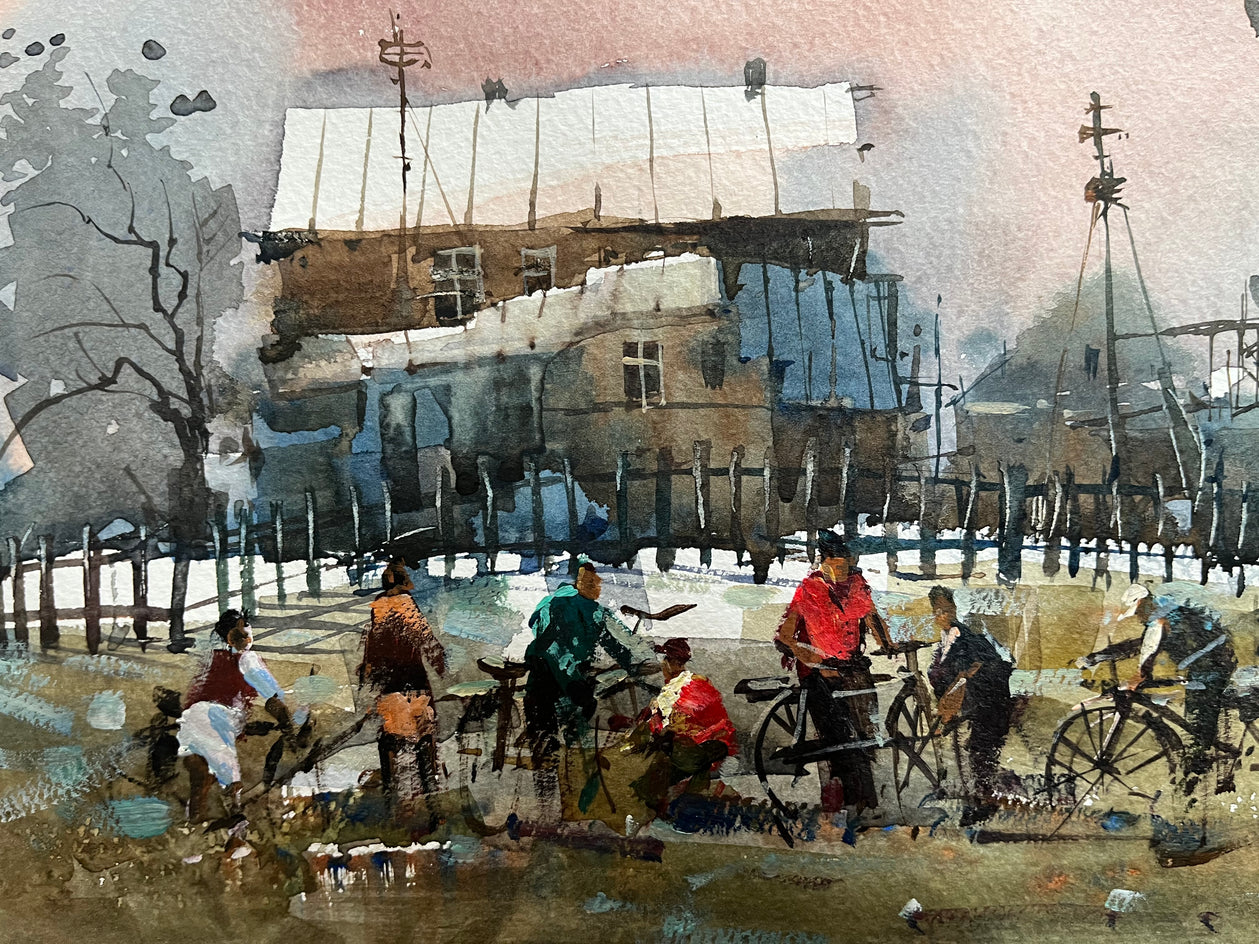 Simple Day by Rashid Kulbatyrov |  Context View of Artwork 