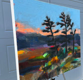 Original art for sale at UGallery.com | Silent as a Forest by Rebecca Klementovich | $1,500 | acrylic painting | 24' h x 36' w | thumbnail 2