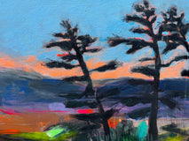 Original art for sale at UGallery.com | Silent as a Forest by Rebecca Klementovich | $1,500 | acrylic painting | 24' h x 36' w | thumbnail 4