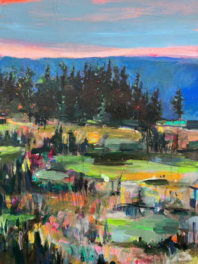 Sleepy Trees of Monhegan, Island by Rebecca Klementovich |  Artwork Main Image 