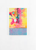 Original art for sale at UGallery.com | First Kiss at the Beach by René Serrano Rodríguez | $750 | acrylic painting | 23' h x 16' w | thumbnail 3