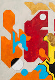 Original art for sale at UGallery.com | Signs of Life March 17 2026 by René Serrano Rodríguez | $1,850 | mixed media artwork | 31' h x 47' w | thumbnail 4