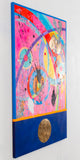 Original art for sale at UGallery.com | Tropical Observatory May 19 2026 by René Serrano Rodríguez | $2,050 | mixed media artwork | 47' h x 31' w | thumbnail 2
