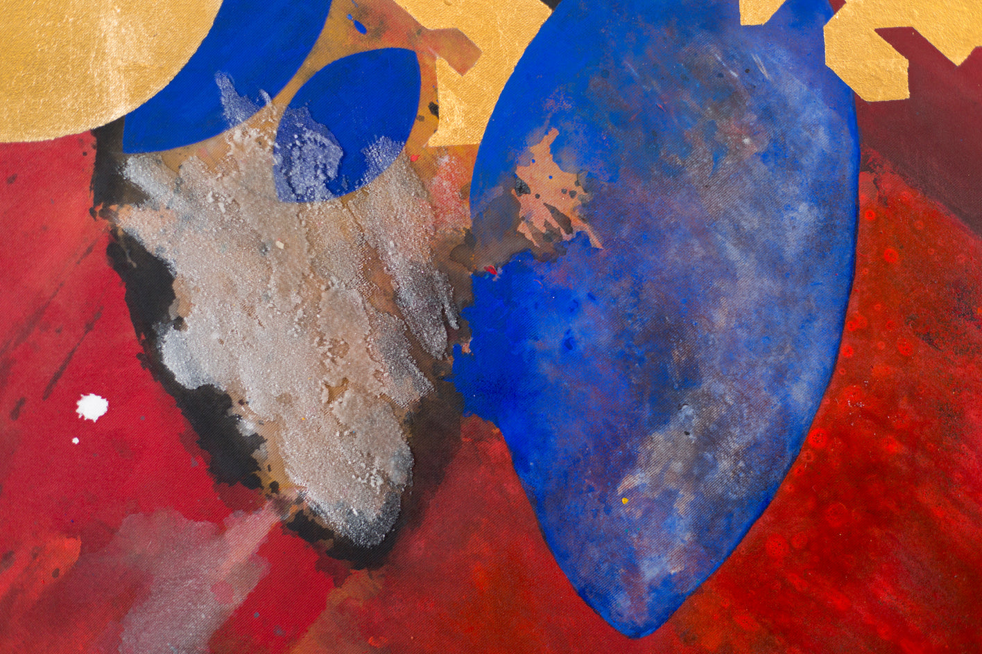 Warriors December 19 2025 by René Serrano Rodríguez |  Closeup View of Artwork 