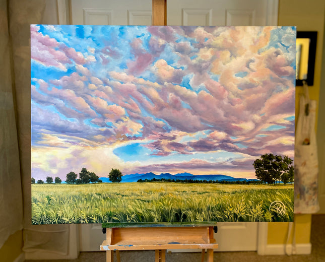 Blue Window by Renee Noel |  Context View of Artwork 