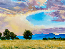 Original art for sale at UGallery.com | Blue Window by Renee Noel | $4,200 | acrylic painting | 36' h x 48' w | thumbnail 4
