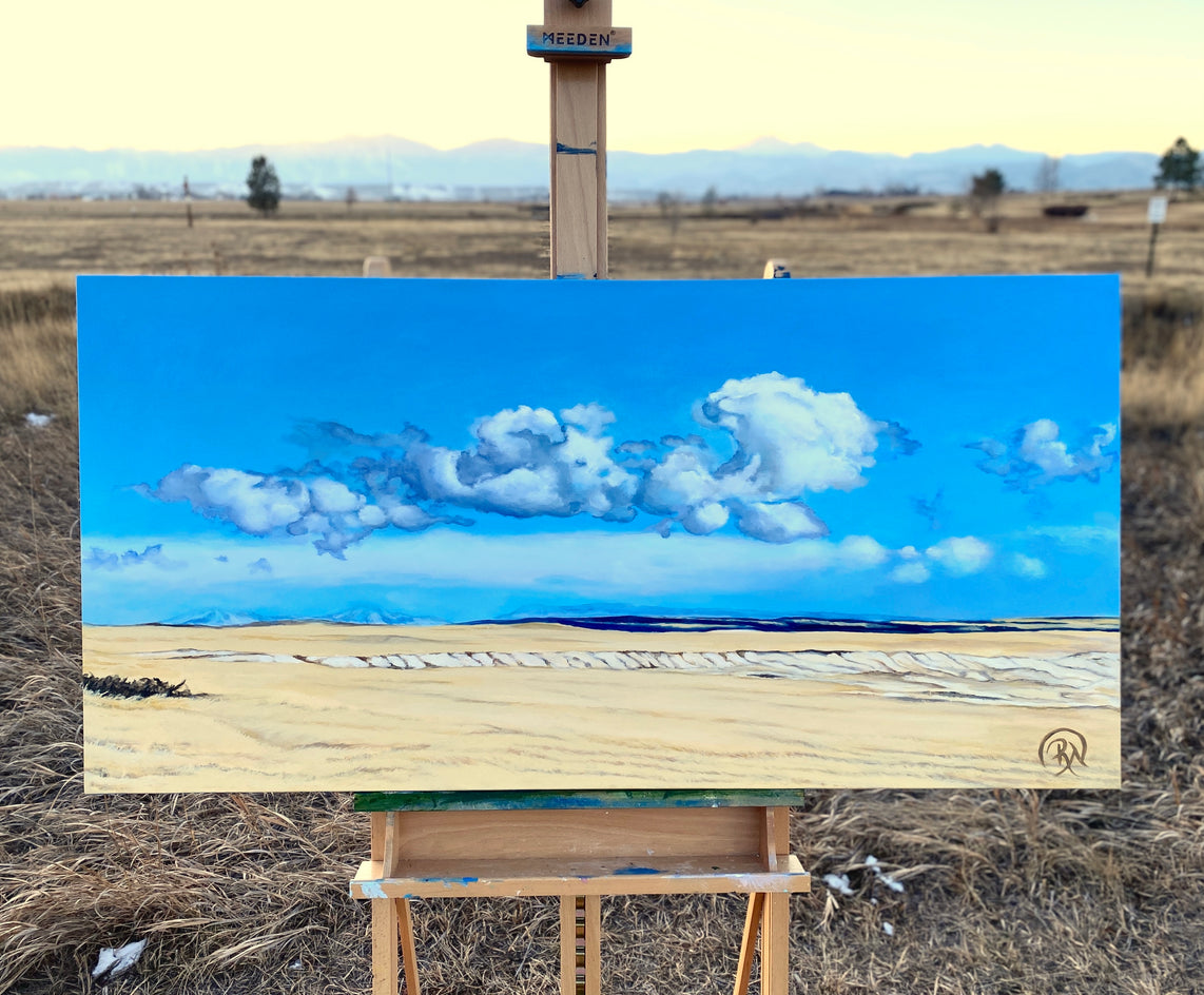 Calm by Renee Noel |  Context View of Artwork 