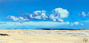 Original art for sale at UGallery.com | Calm by Renee Noel | $2,525 | acrylic painting | 24' h x 48' w