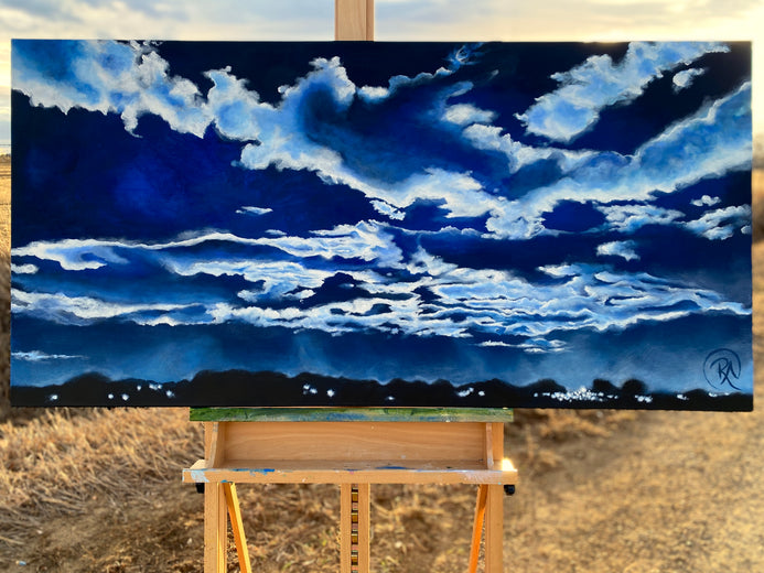 Luminous Night by Renee Noel |  Context View of Artwork 