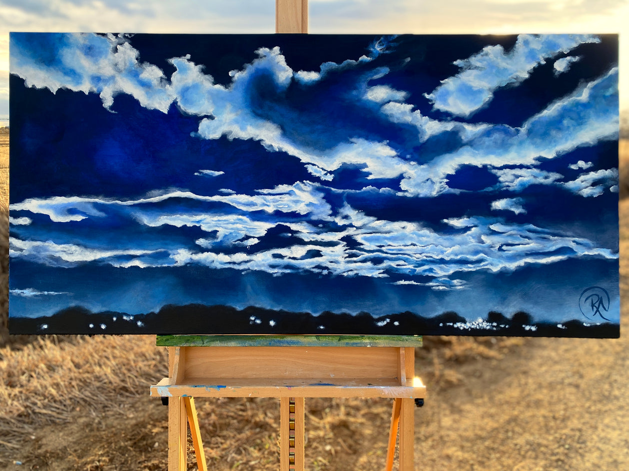 Luminous Night by Renee Noel |  Context View of Artwork 