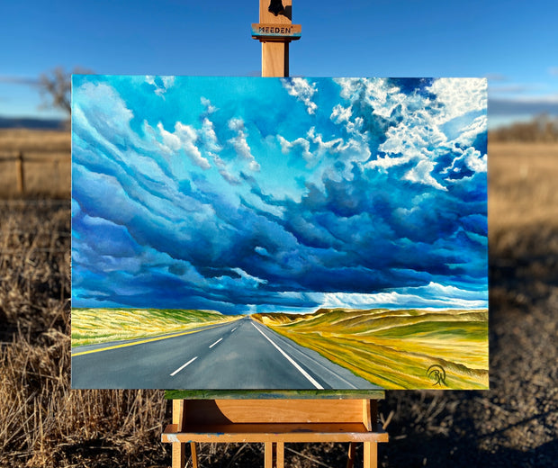 Massive Blues by Renee Noel |  Context View of Artwork 