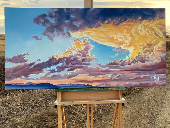 Ominous Clouds by Renee Noel |  Context View of Artwork 