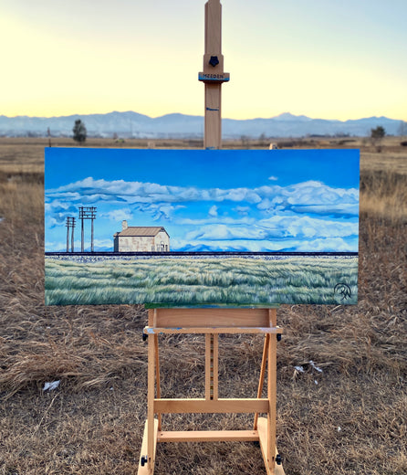 Railroad Shack by Renee Noel |  Context View of Artwork 