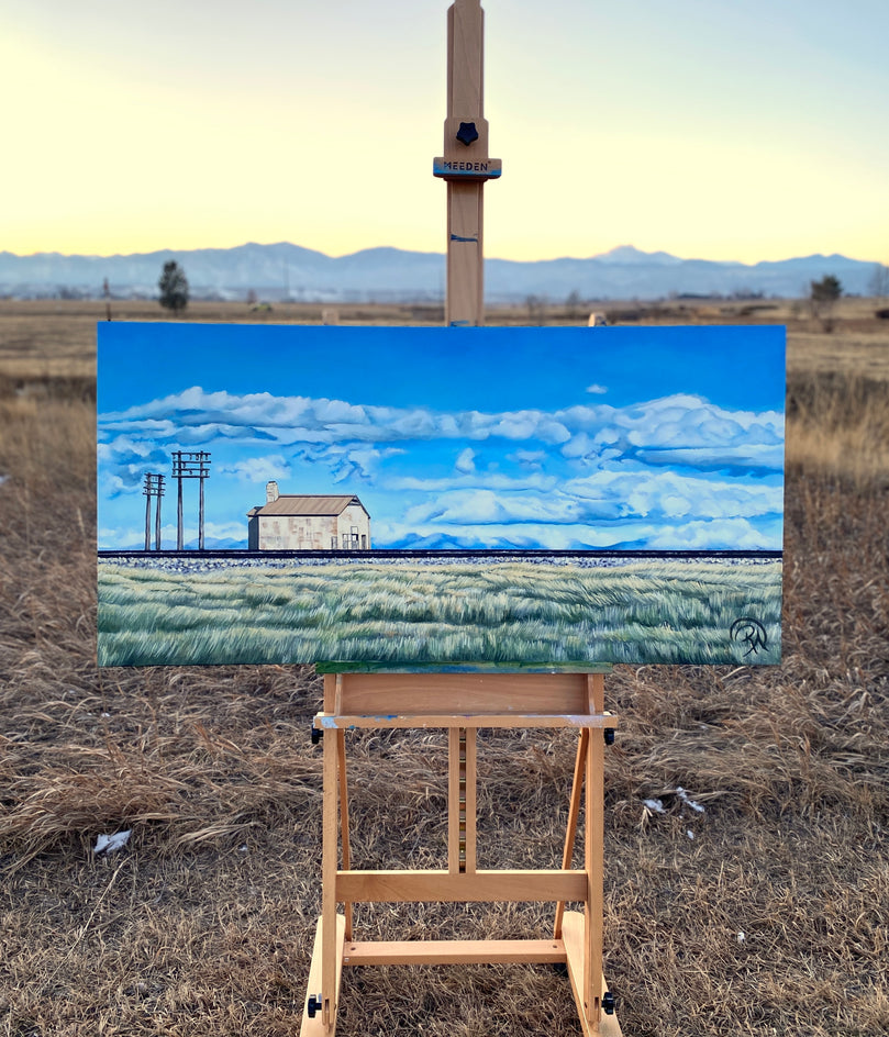 Railroad Shack by Renee Noel |  Context View of Artwork 