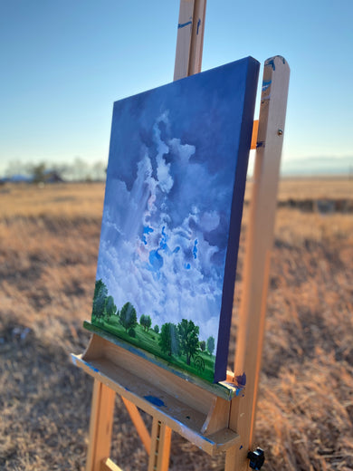The Unveiling by Renee Noel |  Side View of Artwork 