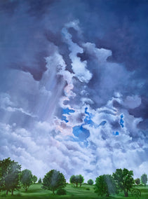 acrylic painting by Renee Noel titled The Unveiling