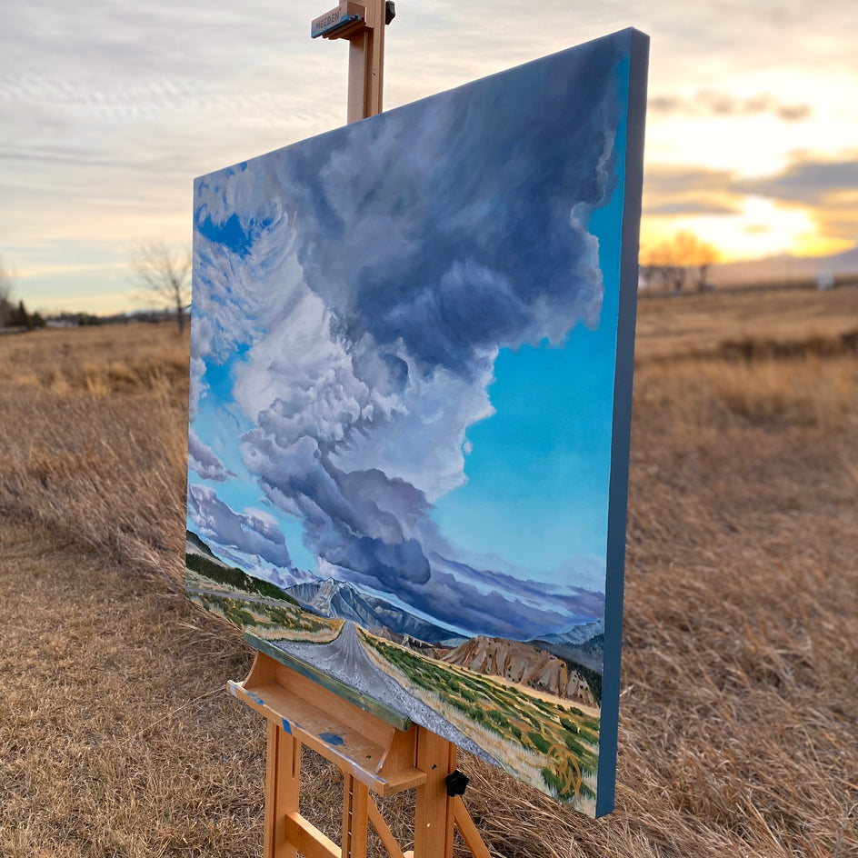 ZigZag by Renee Noel |  Side View of Artwork 
