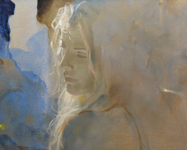 Blue by Richard Johnson |   Closeup View of Artwork 
