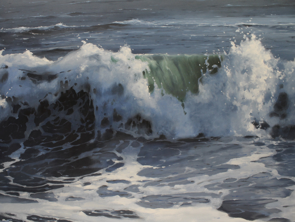 Into the Tempest by Richard Johnson |  Closeup View of Artwork 