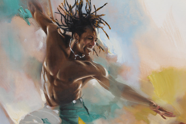 Joy by Richard Johnson |   Closeup View of Artwork 
