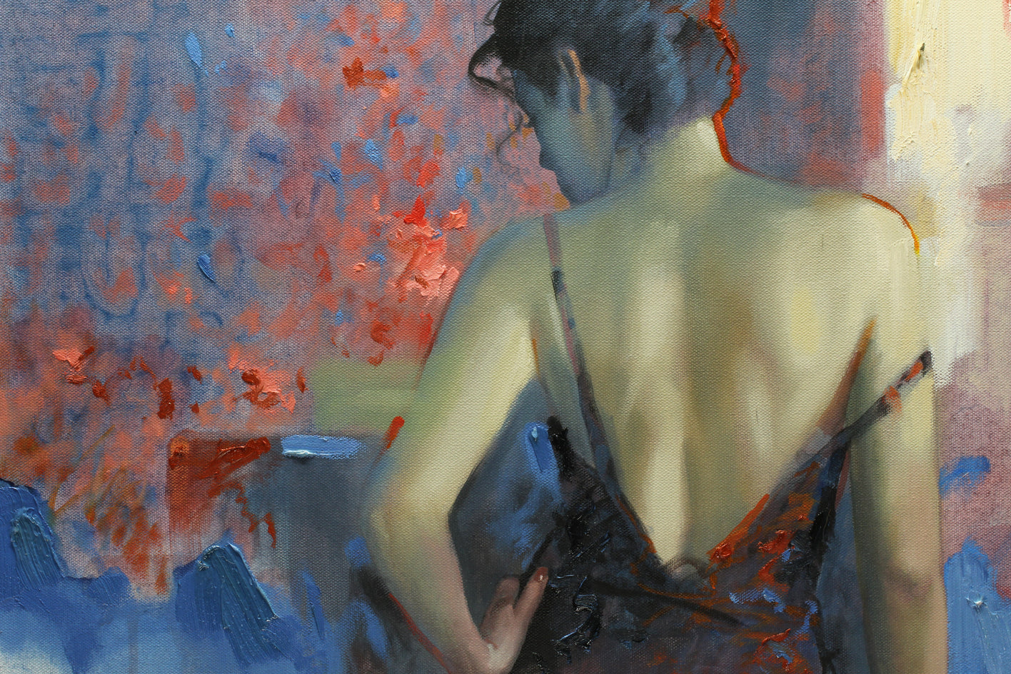 Nocturn by Richard Johnson |  Closeup View of Artwork 