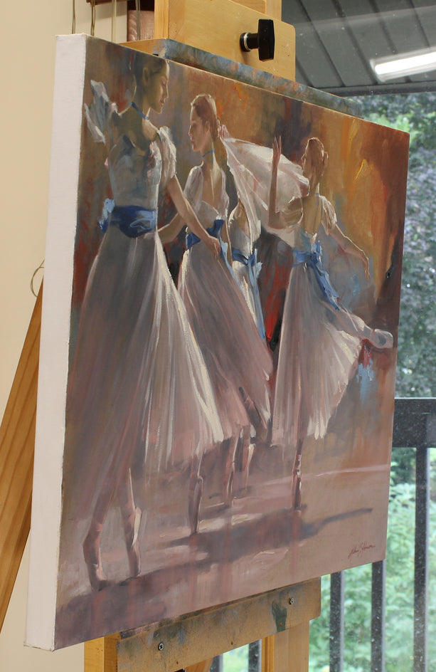 Of Air and Light by Richard Johnson |  Side View of Artwork 