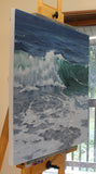 Original art for sale at UGallery.com | Where Mermaids Hide by Richard Johnson | $8,300 | oil painting | 36' h x 36' w | thumbnail 2