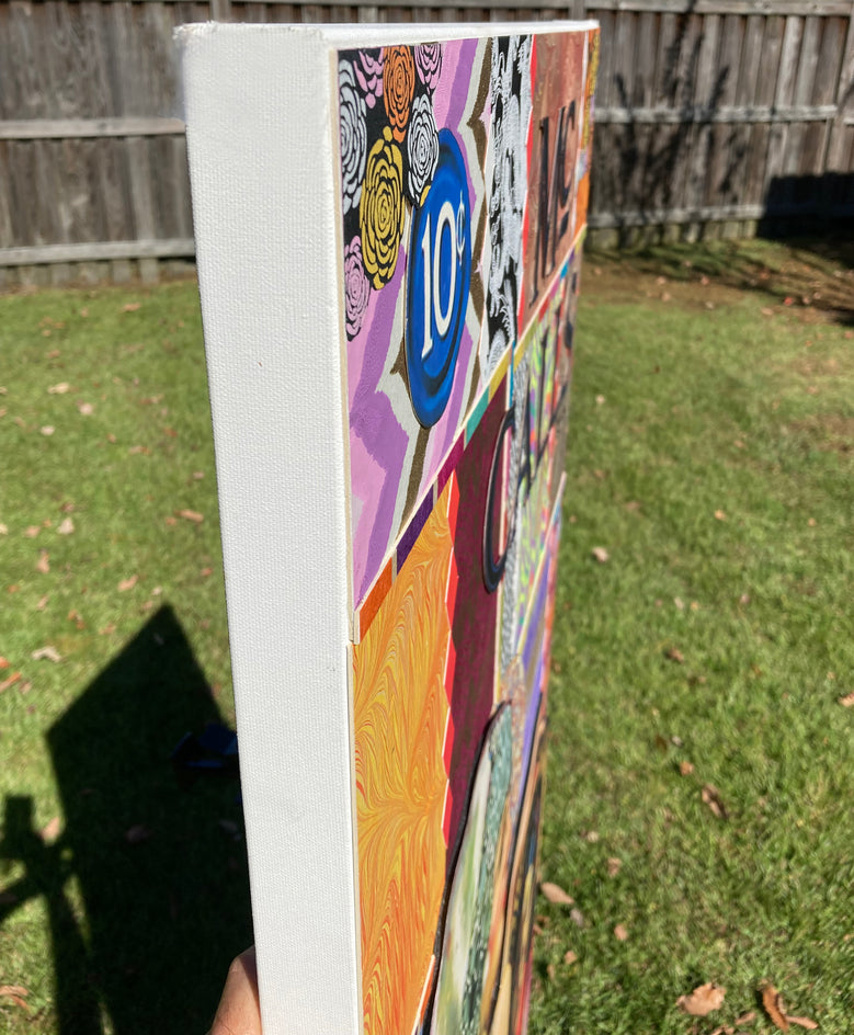 McCalls by Rick "Marlowe" Schneider |  Side View of Artwork 