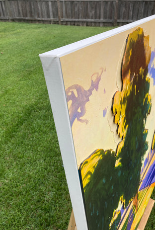 On the Boulevard by Rick "Marlowe" Schneider |  Side View of Artwork 