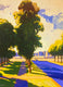 Original art for sale at UGallery.com | On the Boulevard by Rick 