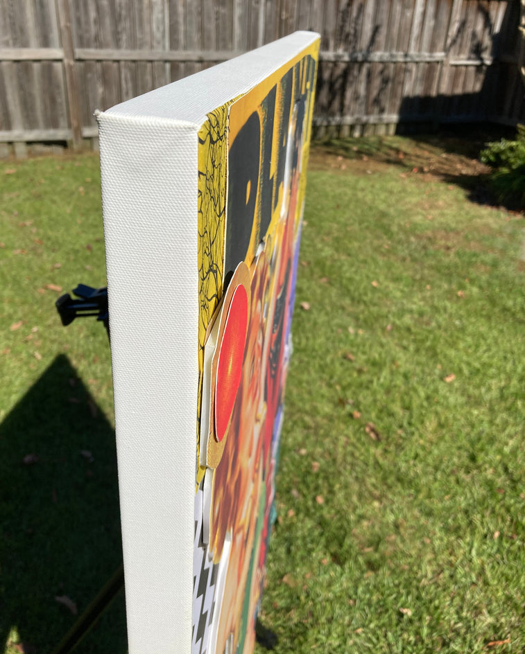 Planet Stories by Rick "Marlowe" Schneider |  Side View of Artwork 