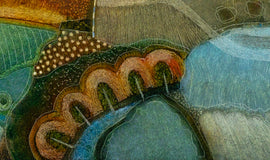 Original art for sale at UGallery.com | Beneath the Open Sky by Rob van Hoek | $3,300 | oil painting | 23.6' h x 47.2' w | thumbnail 4