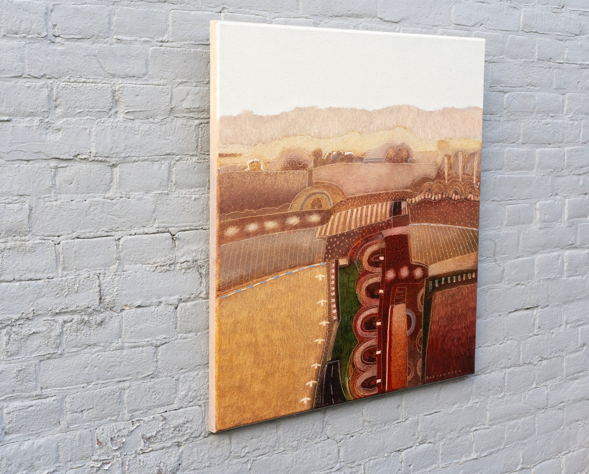 Far Away Places by Rob van Hoek |  Side View of Artwork 