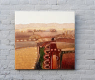 Original art for sale at UGallery.com | Far Away Places by Rob van Hoek | $2,250 | oil painting | 27.5' h x 27.5' w | thumbnail 3