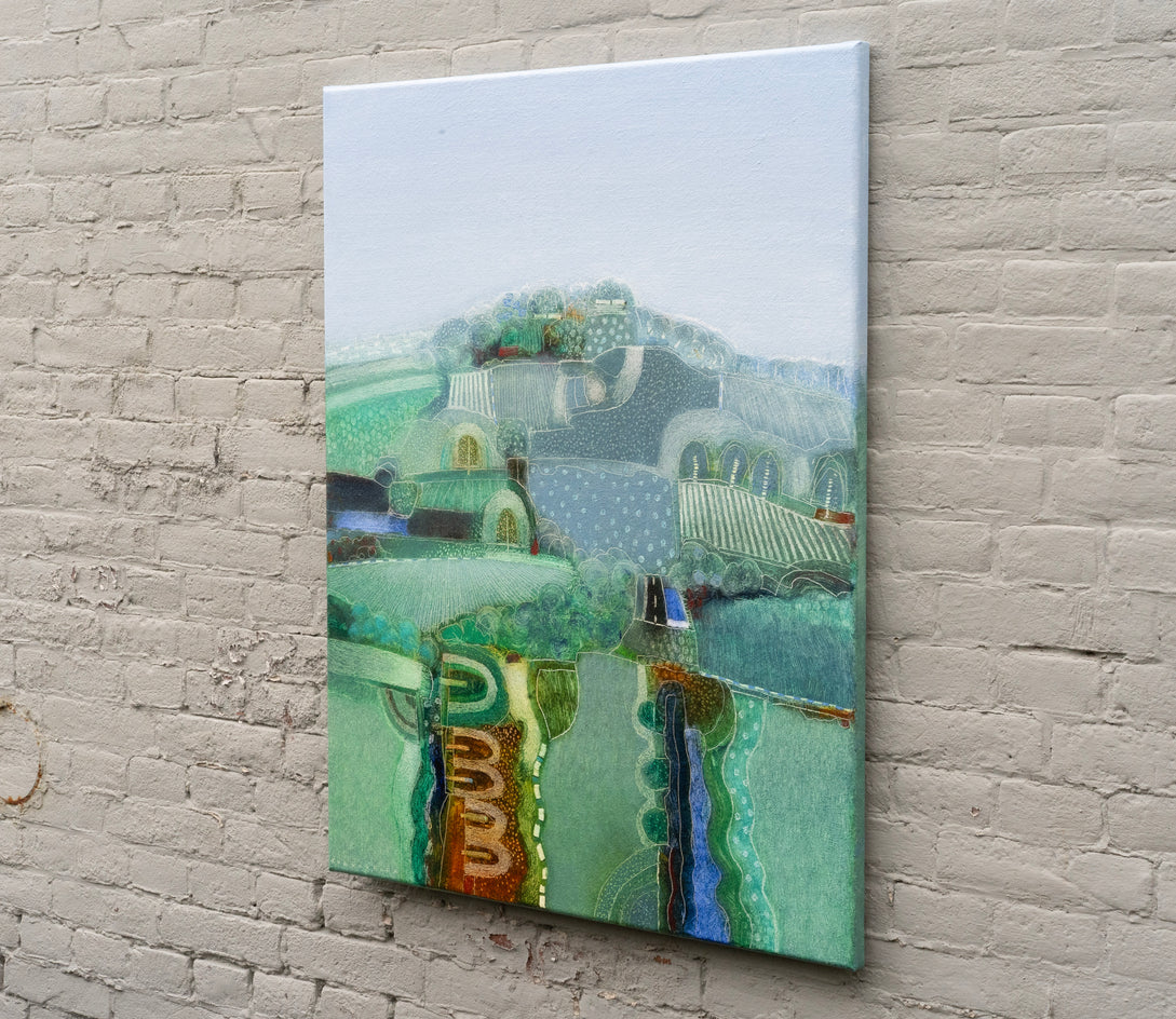 Here There and Everywhere by Rob van Hoek |  Side View of Artwork 